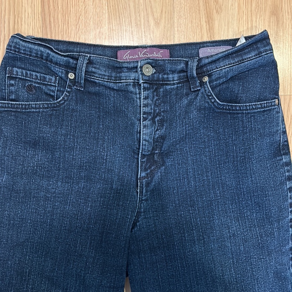 Gloria Vanderbilt Amanda Capri Jeans Size 10 - Picture 3 of 13
